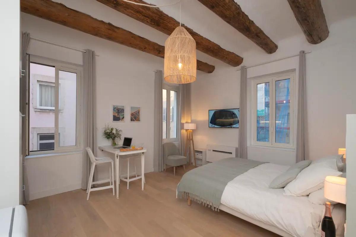 Design Suite Vieux Port Appartement Tout Equipe Climatise Marseille Luaran gambar